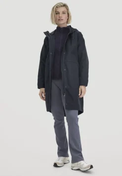 hessnatur Allwetter Parka NATURE SHELL Relaxed aus reiner Bio-Baumwolle von marine