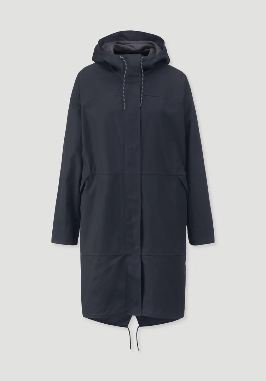 hessnatur Allwetter Parka NATURE SHELL Relaxed aus reiner Bio-Baumwolle von marine