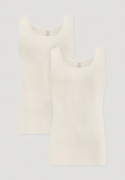 hessnatur Athletic Shirt im 2er-Pack PURE E aus reiner Bio-Baumwolle von natur Online