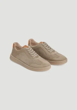 hessnatur Baseball Sneaker aus chromfrei gegerbtem Leder von camel New