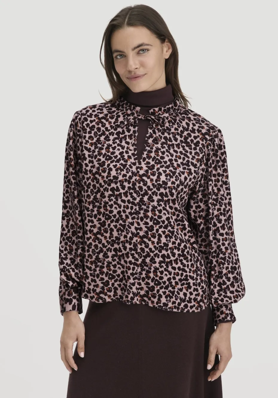 hessnatur Bluse Relaxed aus LENZING™ ECOVERO™ Viskose von rosé Sale