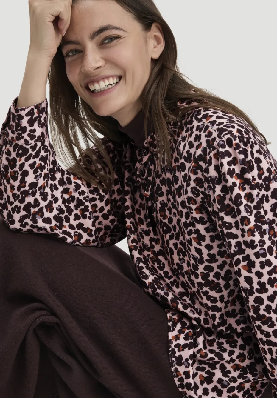 hessnatur Bluse Relaxed aus LENZING™ ECOVERO™ Viskose von rosé Sale