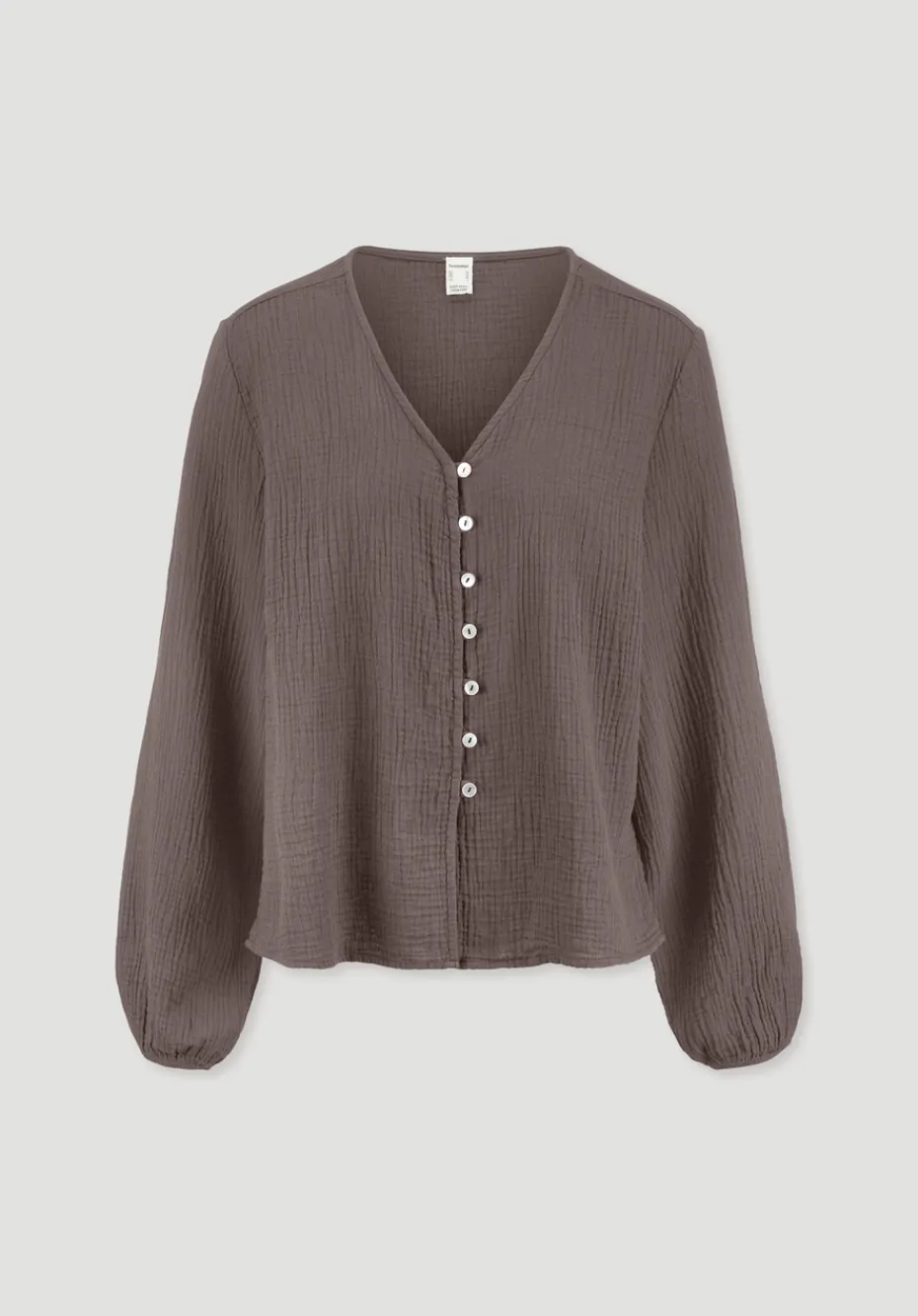 hessnatur Bluse Relaxed aus reiner Bio-Baumwolle von mocca Outlet