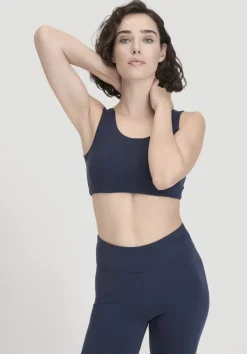 hessnatur Bustier ACTIVE LIGHT aus Bio-Baumwolle von dunkelblau Discount
