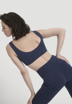 hessnatur Bustier ACTIVE LIGHT aus Bio-Baumwolle von dunkelblau Discount