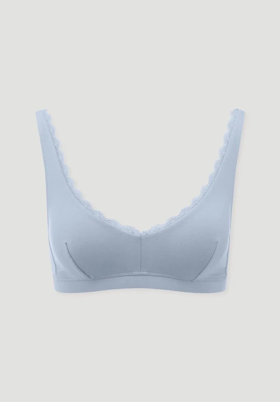 hessnatur Bustier COTTON FEEL LACE aus Bio-Baumwolle von nordisch blau Hot