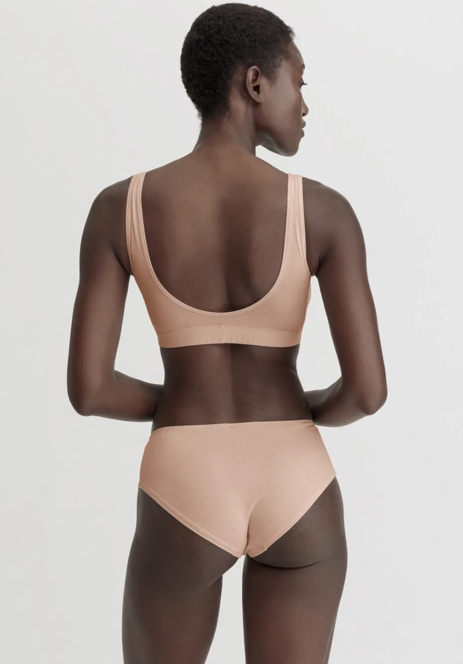 hessnatur Bustier Softbund COTTON FEEL aus Bio-Baumwolle von puder Hot