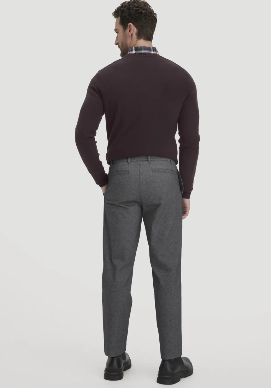hessnatur Chino RON Relaxed aus Bio-Baumwolle von anthrazit Online