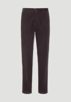 hessnatur Cordhose LENN Regular aus Bio-Baumwolle von schwarzbeere Hot