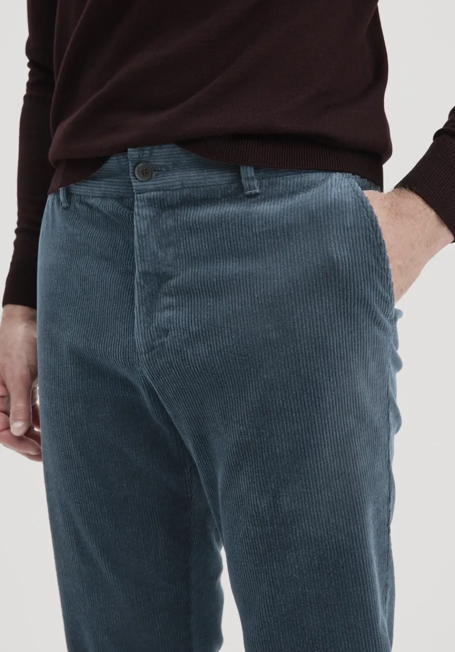 hessnatur Cordhose LENN Regular aus Bio-Baumwolle von dunkles petrol Best