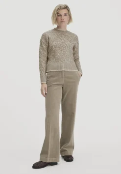 hessnatur Cordhose Wide Leg Relaxed aus Bio-Baumwolle von beige New