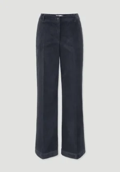 hessnatur Cordhose Wide Leg Relaxed aus Bio-Baumwolle von marine Online