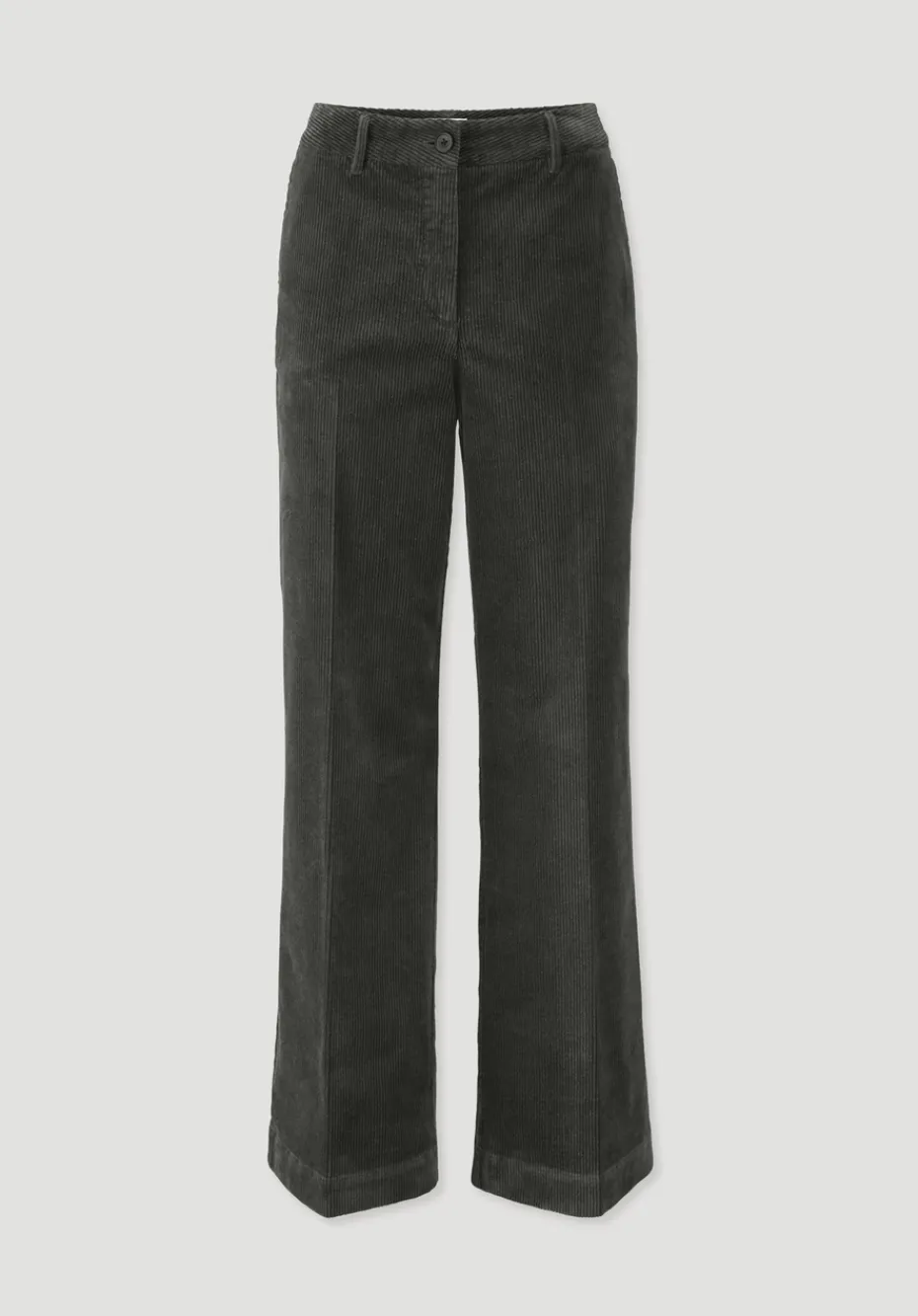 hessnatur Cordhose Wide Leg Relaxed aus Bio-Baumwolle von tannengrün Hot