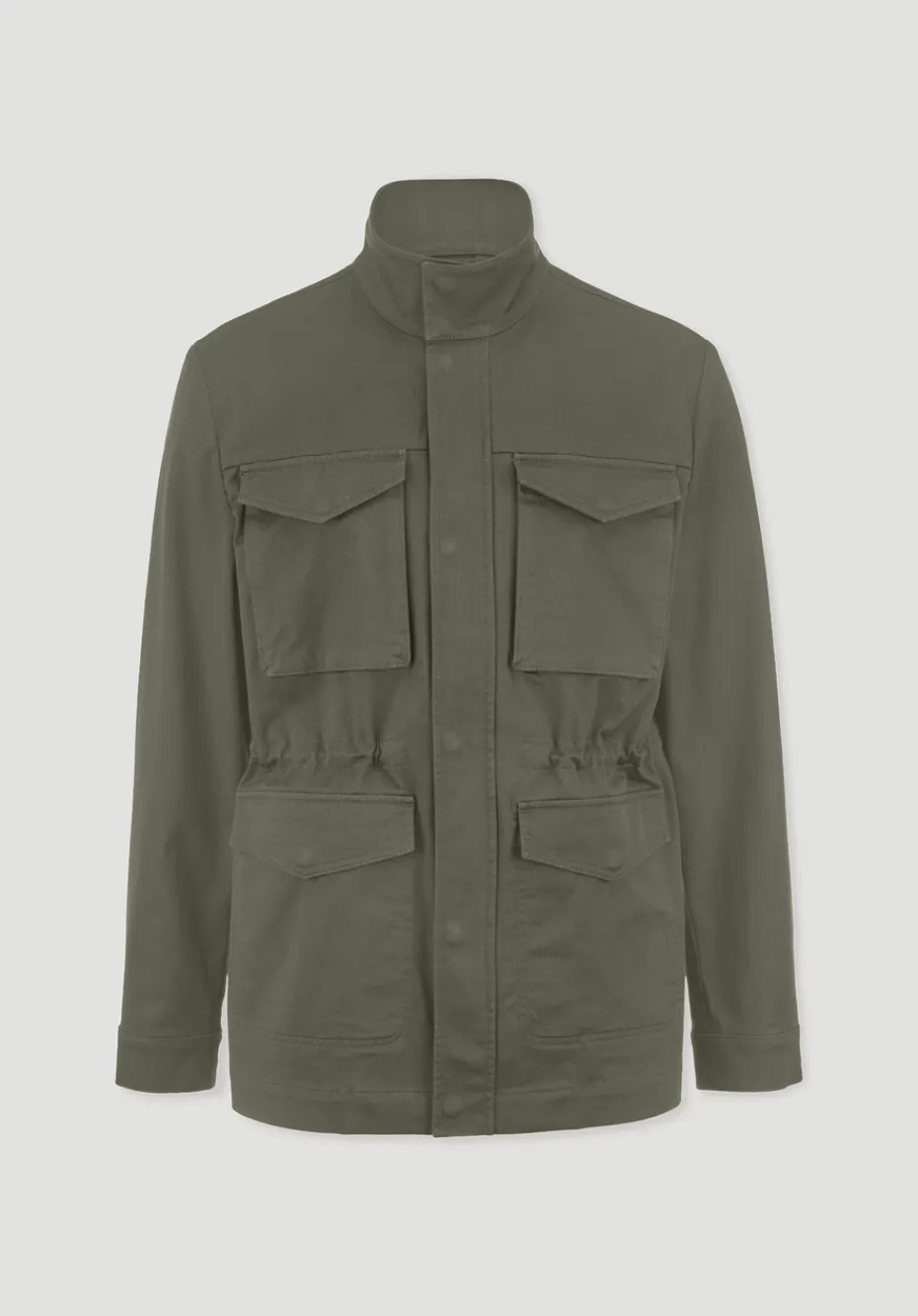 hessnatur Field Jacket Regular NATURE SHELL aus reiner Bio-Baumwolle von oliv Hot