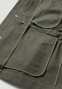 hessnatur Field Jacket Regular NATURE SHELL aus reiner Bio-Baumwolle von oliv Hot