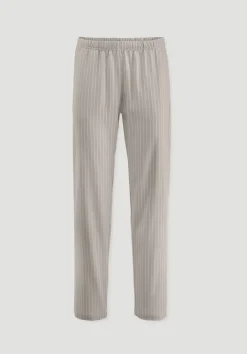 hessnatur Flanell Schlafhose aus reiner Bio-Baumwolle von taupe Online