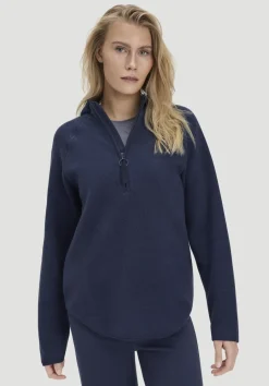 hessnatur Fleece Hoodie Relaxed ACTIVE LIGHT aus reiner Bio-Baumwolle von mitternachtsblau Best