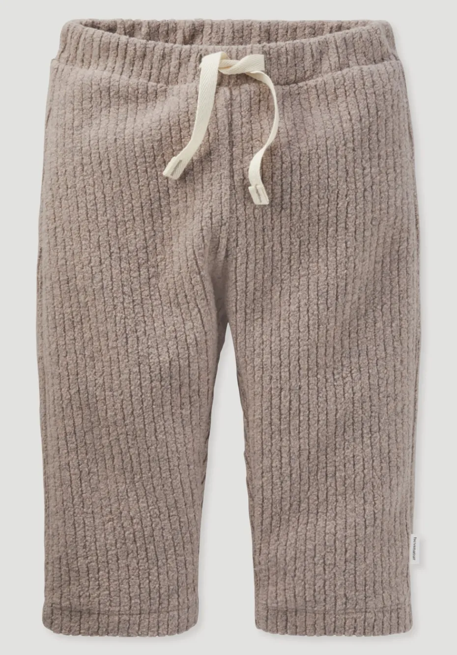 hessnatur Fleece Hose BETTER RECYCLING aus reiner Bio-Baumwolle von helles terrakotta