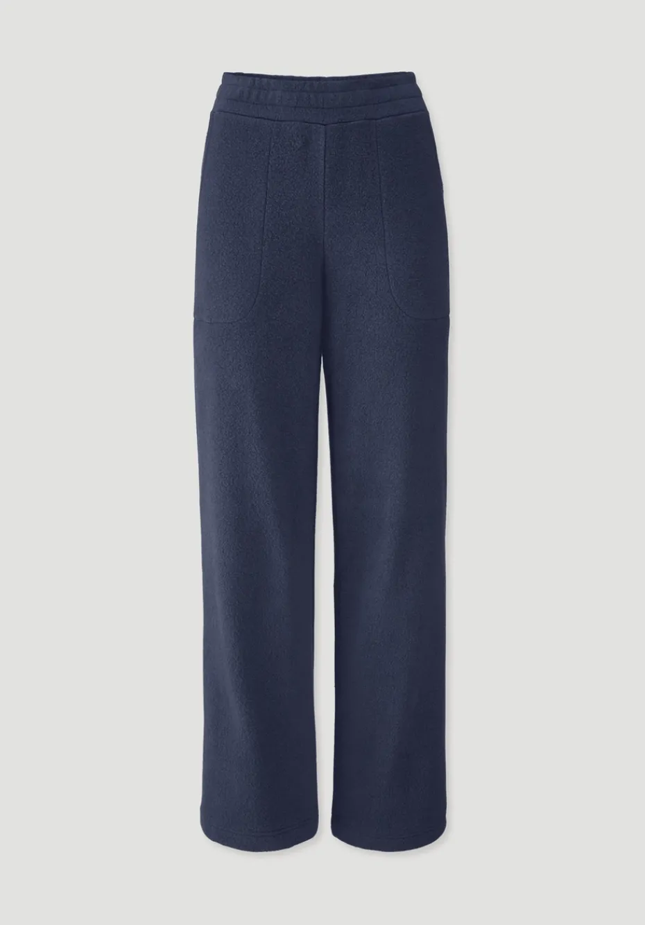 hessnatur Fleece Hose Relaxed ACTIVE LIGHT aus reiner Bio-Baumwolle von mitternachtsblau