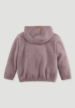 hessnatur Fleece Jacke aus reiner Bio-Baumwolle von altrosa Discount