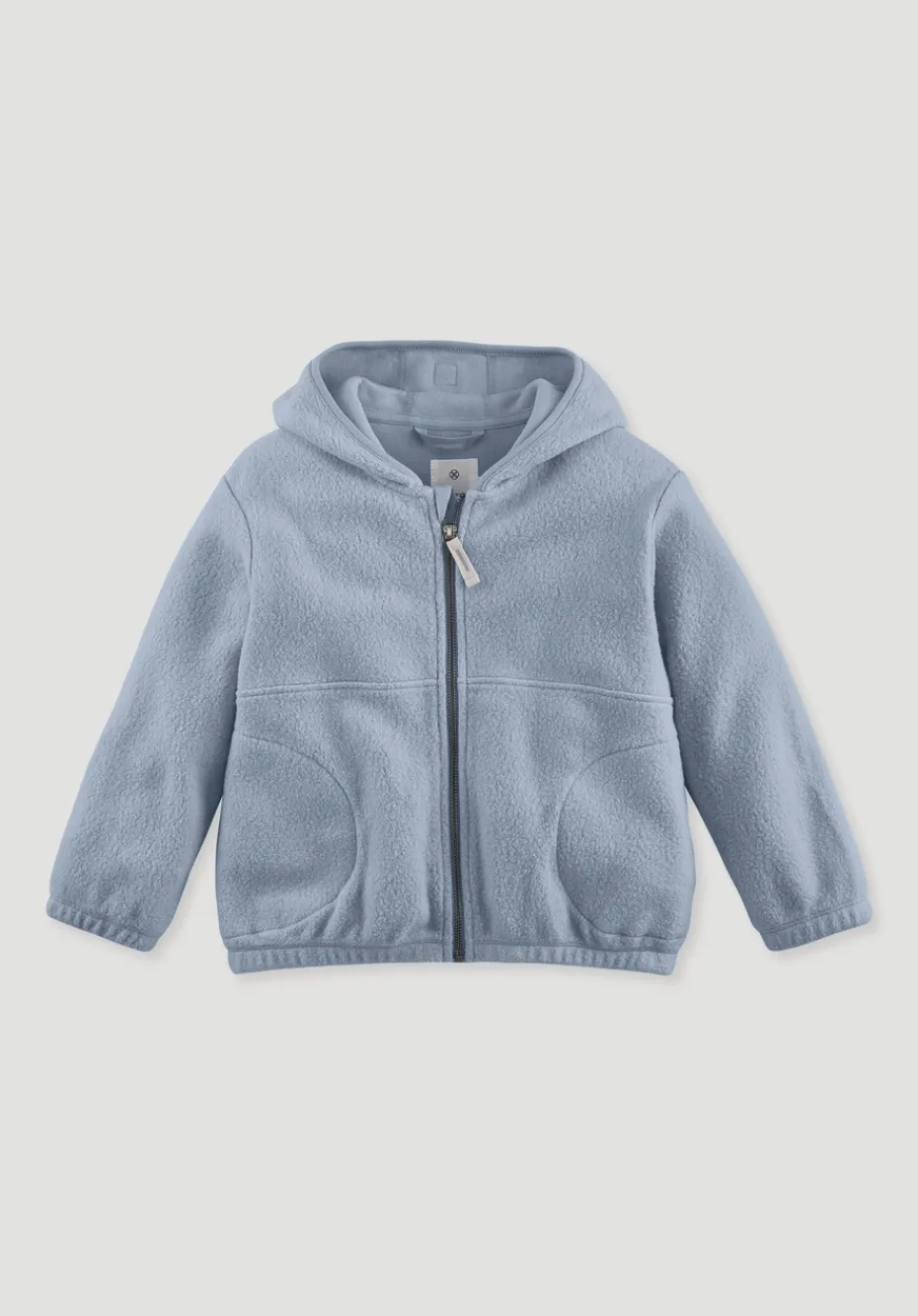 hessnatur Fleece Jacke aus reiner Bio-Baumwolle von helles jeansblau Hot