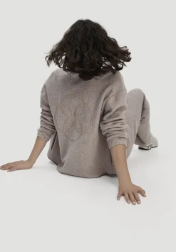 hessnatur Fleece Jacke Relaxed ACTIVE LIGHT aus reiner Bio-Baumwolle von mandelbraun Online