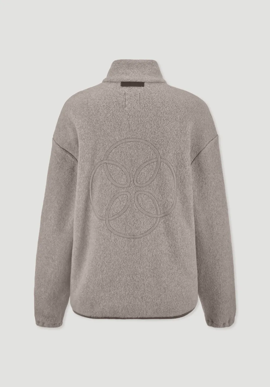 hessnatur Fleece Jacke Relaxed ACTIVE LIGHT aus reiner Bio-Baumwolle von mandelbraun Online