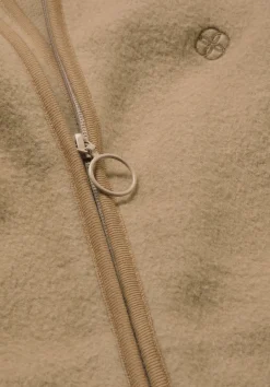 hessnatur Fleece Jacke Relaxed ACTIVE LIGHT aus reiner Bio-Baumwolle von camelbraun Clearance