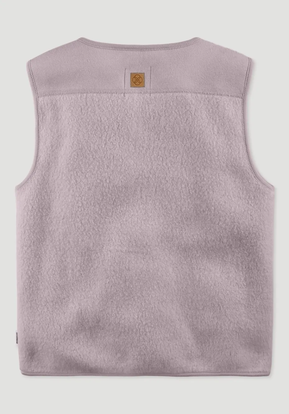 hessnatur Fleece Weste aus reiner Bio-Baumwolle von mattrosa Clearance