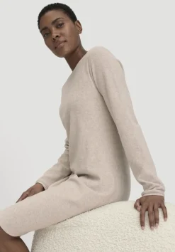 hessnatur Frottee Nachthemd PURE COTTON aus reiner Bio-Baumwolle von düne Clearance