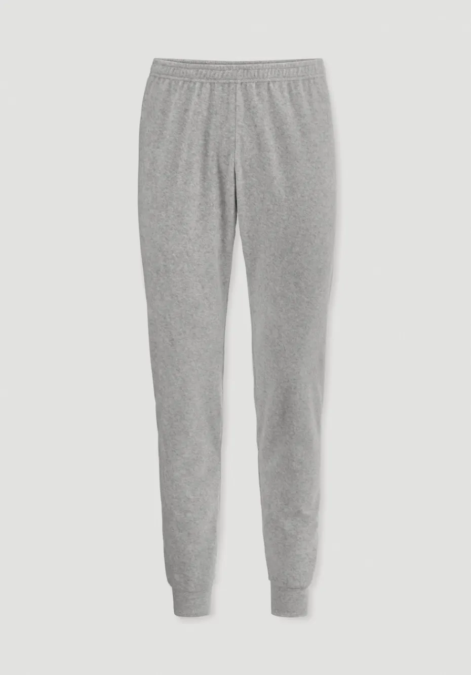 hessnatur Frottee Schlafhose PURE COTTON aus reiner Bio-Baumwolle von hellgrau Clearance