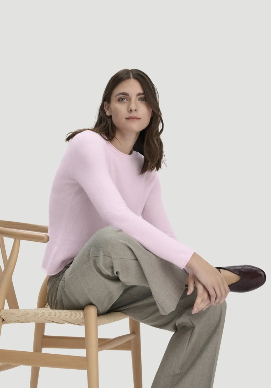 hessnatur FTC × Pullover Regular aus reinem Cashmere von rosa Best
