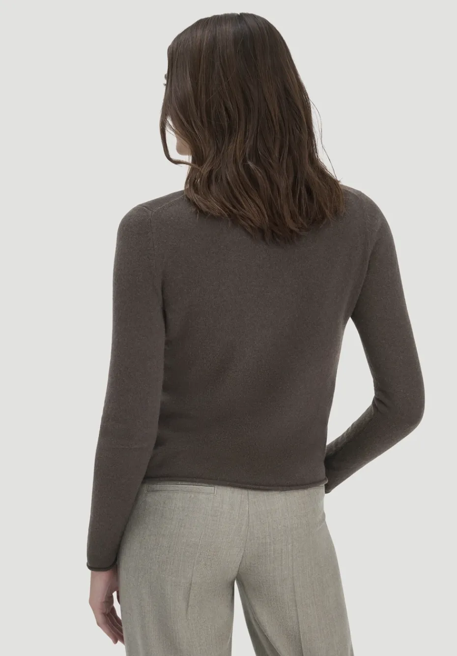 hessnatur FTC × Pullover Regular aus reinem Cashmere von espresso Discount