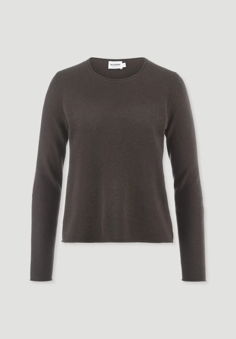 hessnatur FTC × Pullover Regular aus reinem Cashmere von espresso Discount
