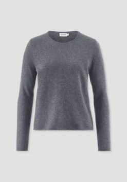 hessnatur FTC × Pullover Regular aus reinem Cashmere von anthrazit Outlet