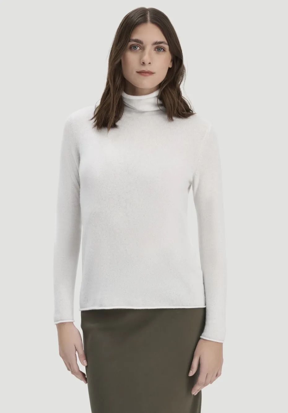 hessnatur FTC × Rollkragen Pullover Regular aus reinem Cashmere von düne Clearance