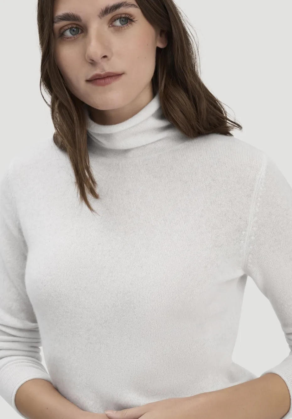 hessnatur FTC × Rollkragen Pullover Regular aus reinem Cashmere von düne Clearance