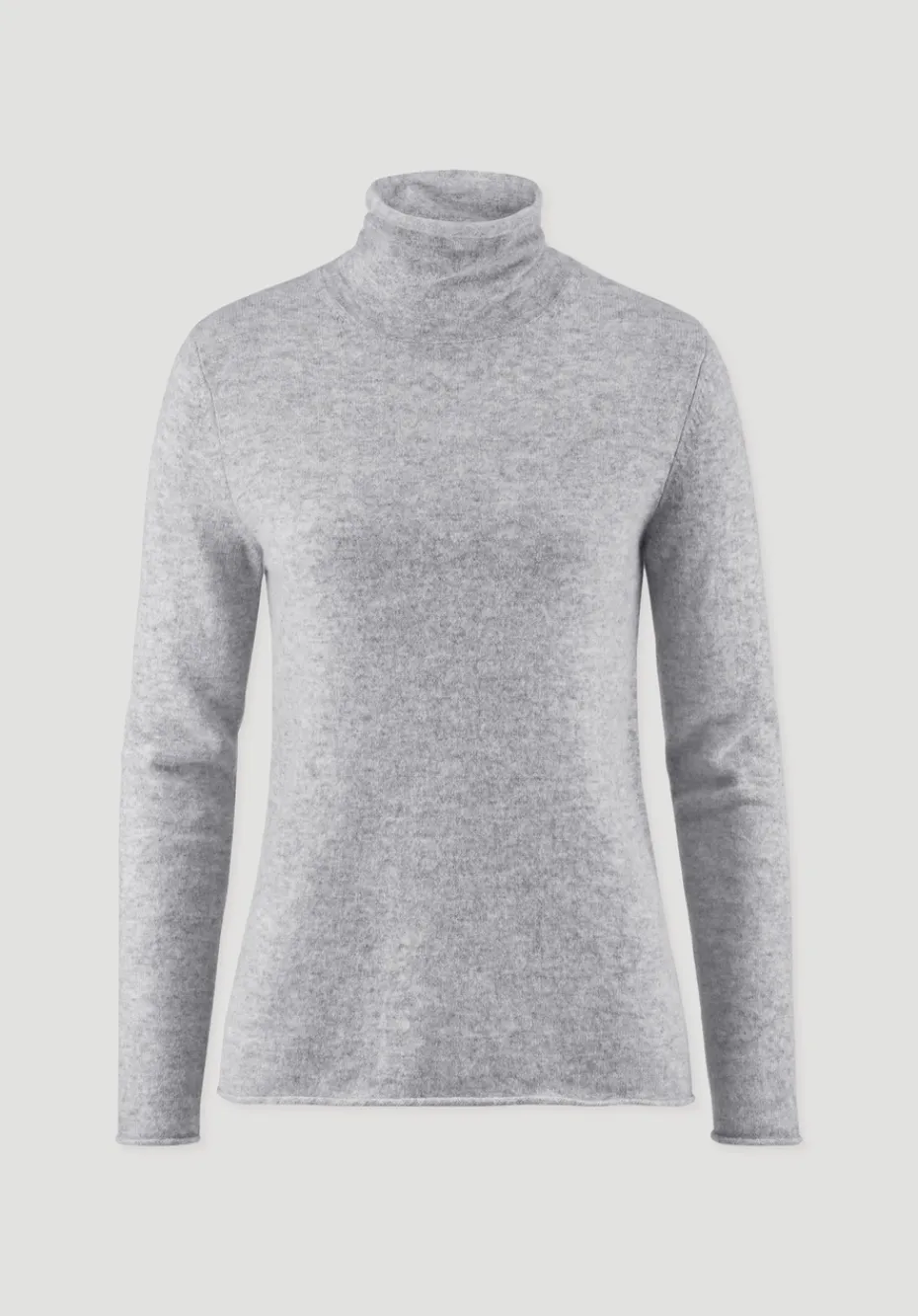 hessnatur FTC × Rollkragen Pullover Regular aus reinem Cashmere von hellgrau Discount