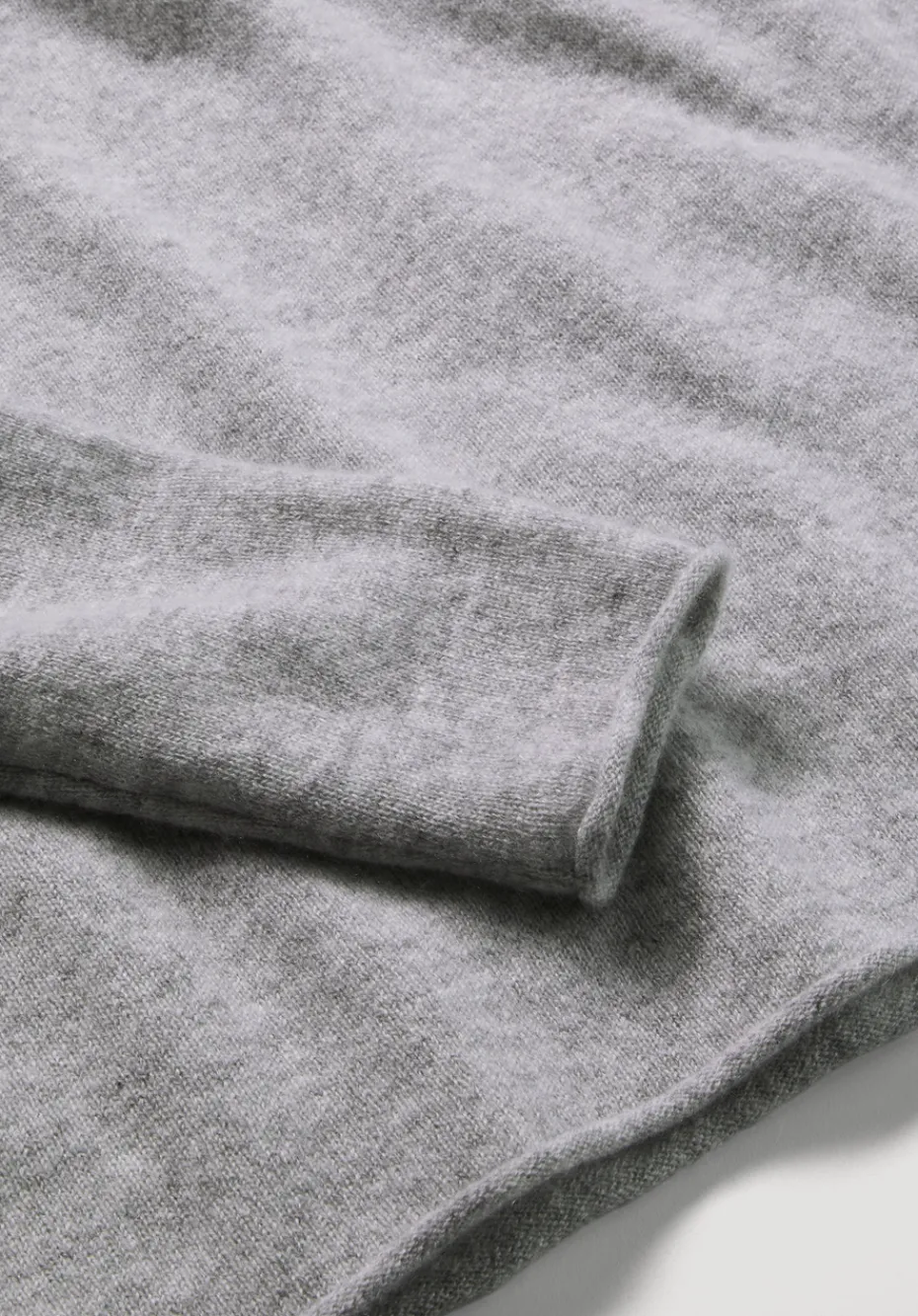 hessnatur FTC × Rollkragen Pullover Regular aus reinem Cashmere von hellgrau Discount