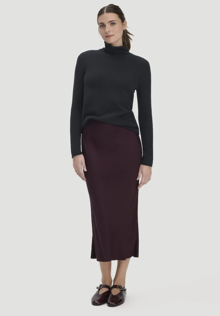 hessnatur FTC × Rollkragen Pullover Regular aus reinem Cashmere von schwarz Best