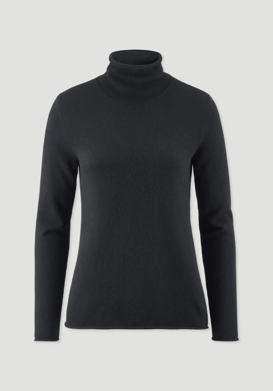 hessnatur FTC × Rollkragen Pullover Regular aus reinem Cashmere von schwarz Best