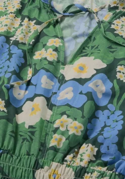 hessnatur Gewebe Kleid Midi LIV LEE aus reiner Bio-Baumwolle von seegrün Sale