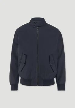 hessnatur Harrington Jacke Regular NATURE SHELL aus reiner Bio-Baumwolle von marine Outlet