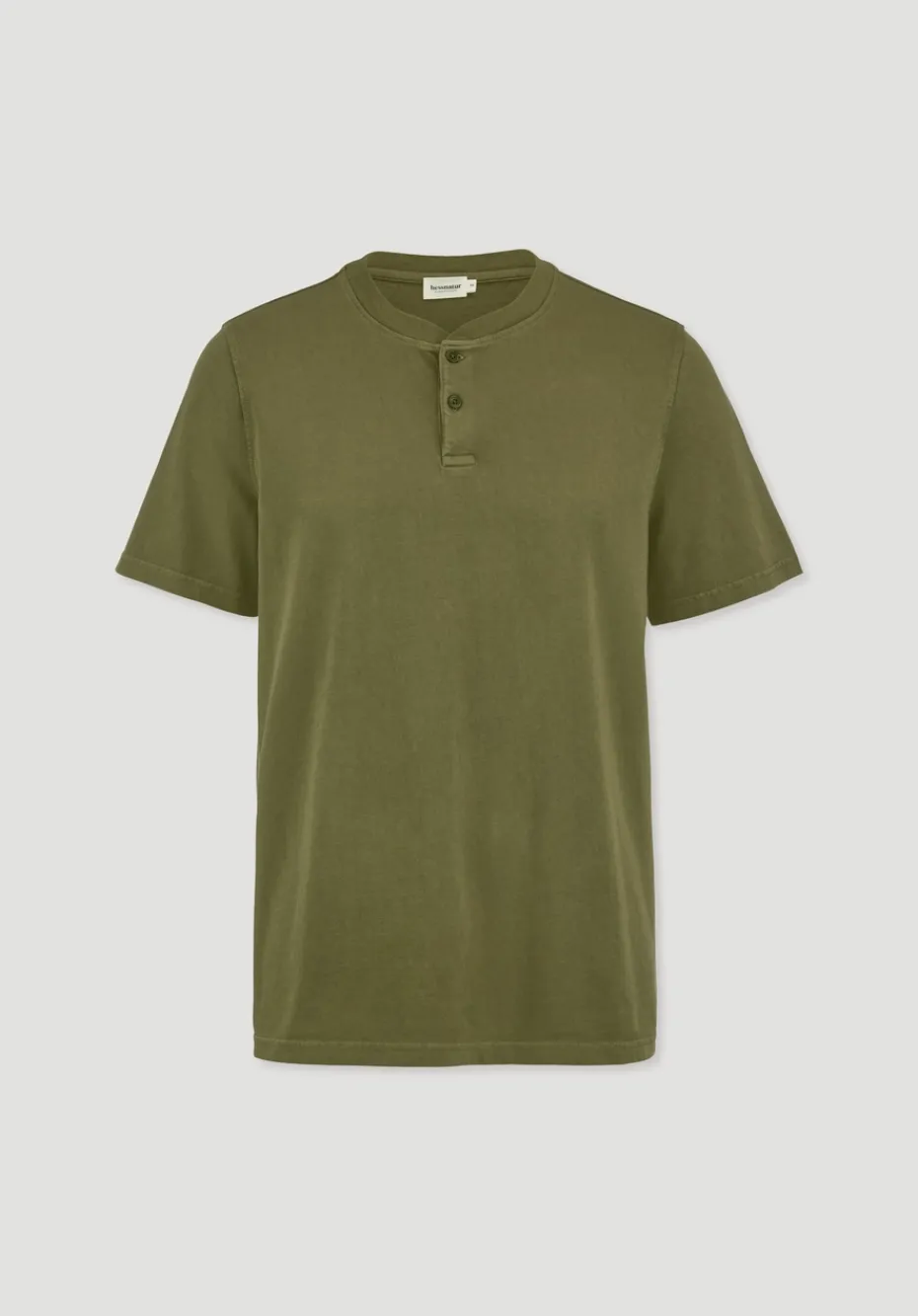hessnatur Heavy Jersey Henley Shirt Relaxed aus reiner Bio-Baumwolle von seetang Online