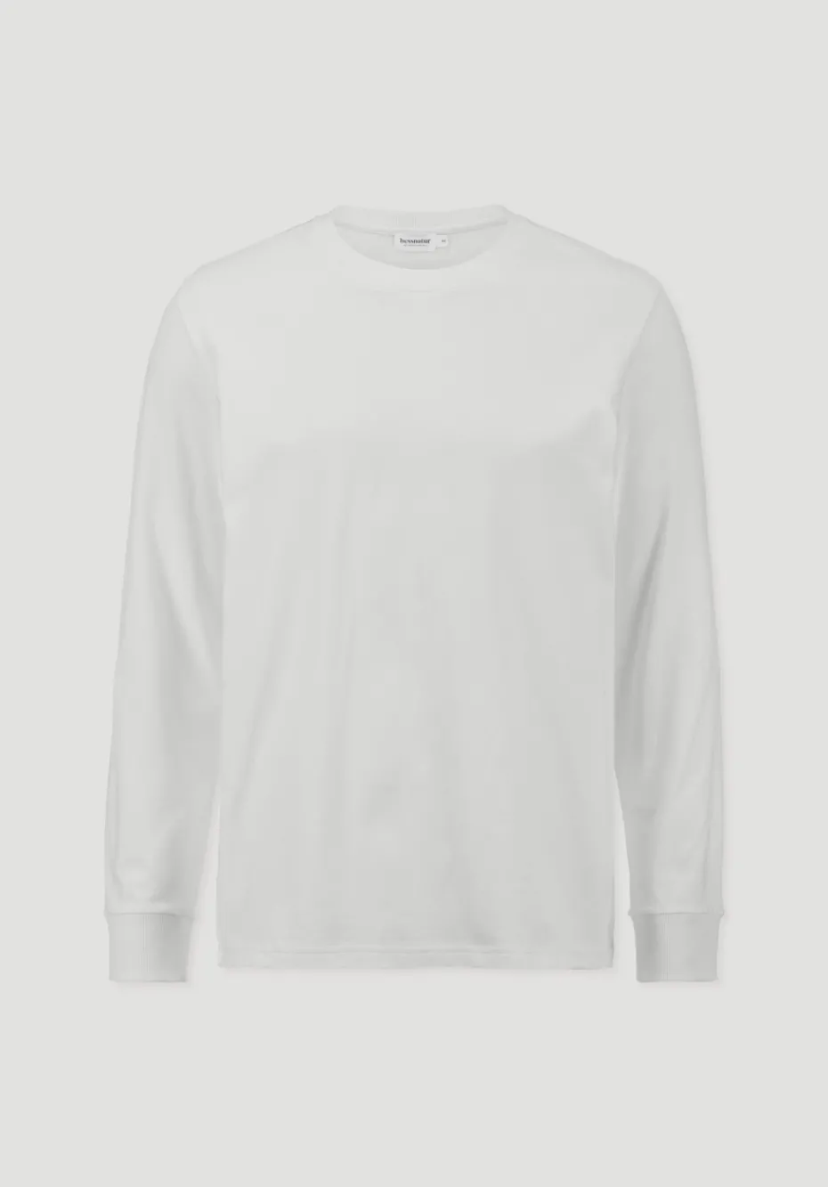 hessnatur Heavy Jersey Longsleeve Relaxed aus reiner Bio-Baumwolle von naturweiss New