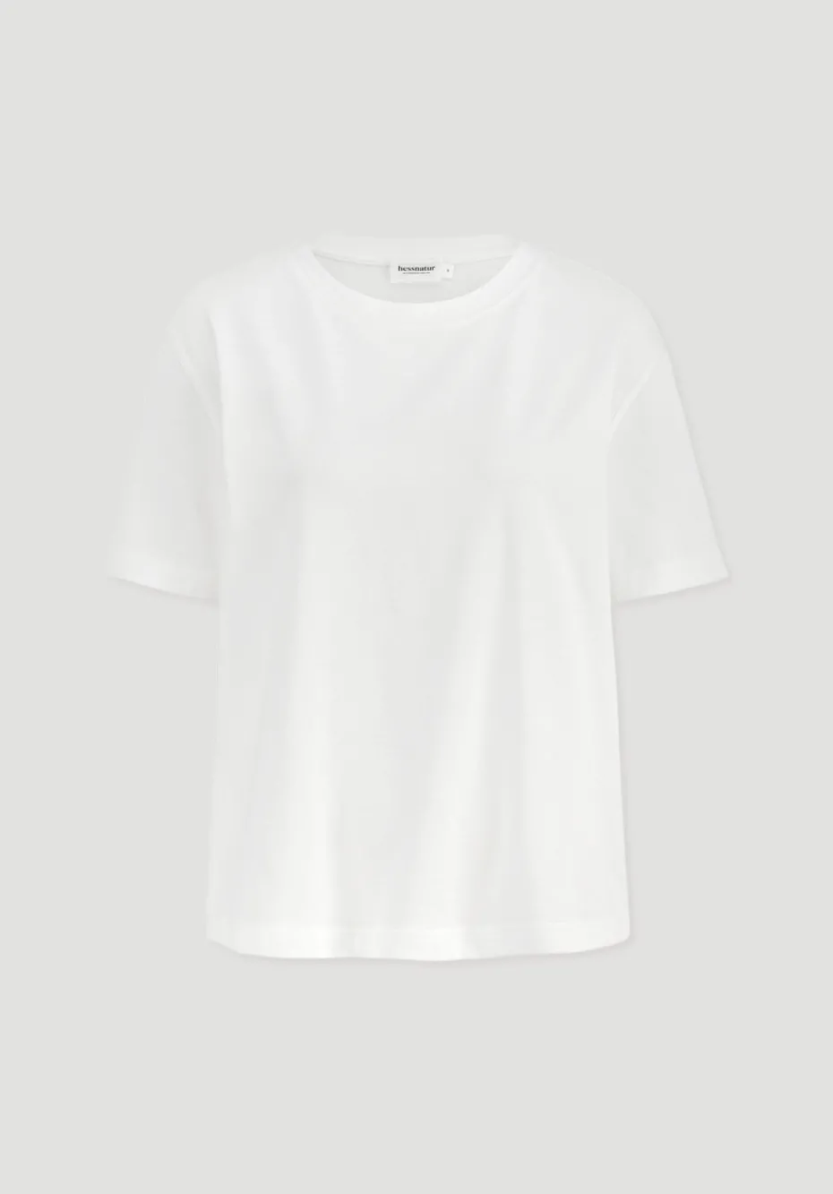 hessnatur Heavy Jersey T-Shirt aus reiner Bio-Baumwolle von naturweiss Clearance