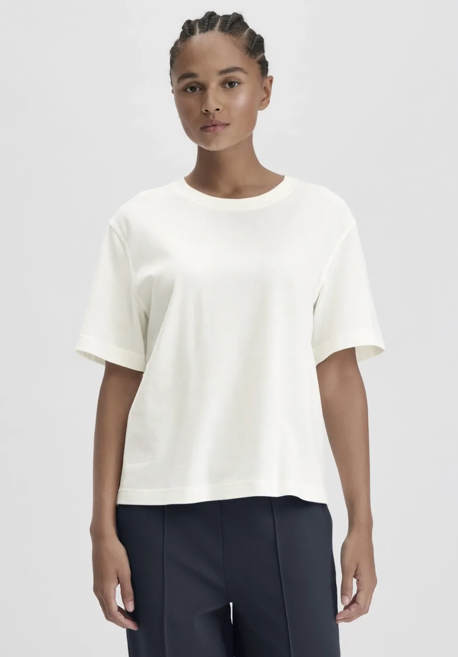 hessnatur Heavy Jersey T-Shirt Oversize aus reiner Bio-Baumwolle von naturweiss Best