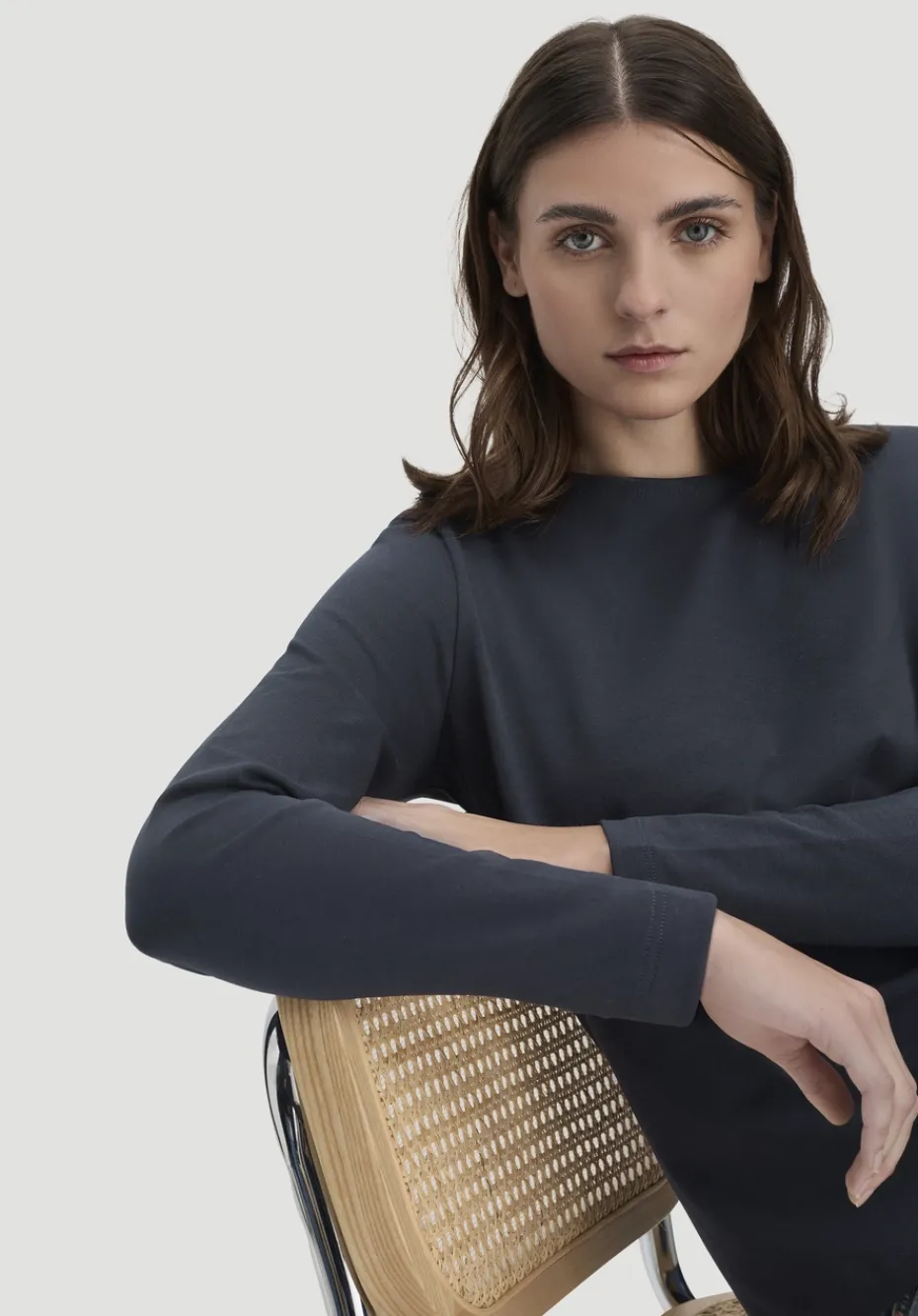hessnatur Heavy Shirt Relaxed aus reiner Bio-Baumwolle von marine Discount