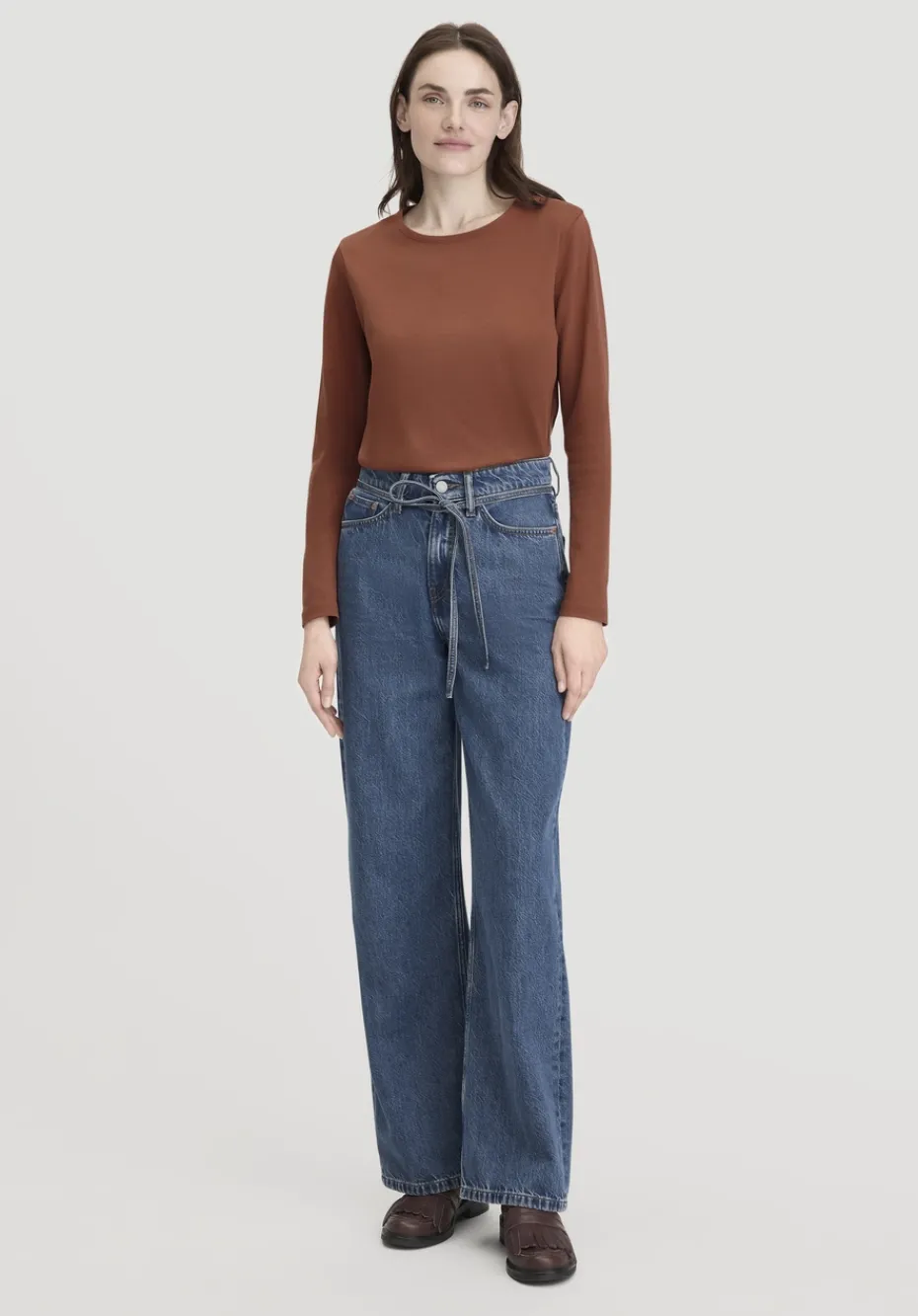 hessnatur Heavy Shirt Relaxed aus reiner Bio-Baumwolle von rost Outlet
