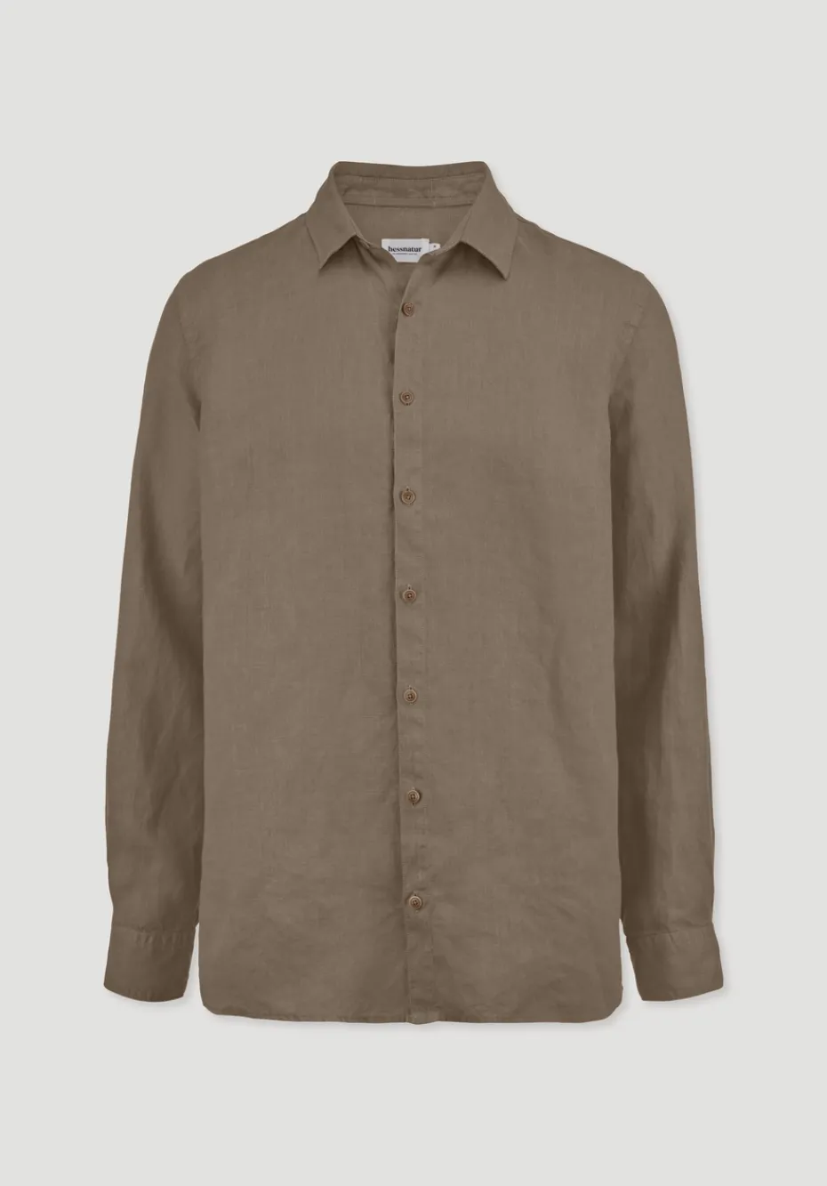 hessnatur Hemd Regular aus reinem Leinen von Outlet